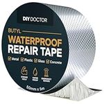 DIY Doctor Waterproof Tape for Leaks - Butyl Roof Sealant Tape - Outdoor Waterproof Repair Tape with Aluminium Foil – 50mm x 5m