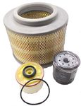 GOPINATH AUTOLINK Car engine air filter and diesel filter and oil filter set compatible with innova 3pcs