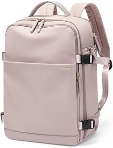 Laptop Backpack with Separate Laptop Compartment Fits 15.6 Inch Notebook Large Capacity Computer Bag for Women Work Travel College Backpacks (Pink)