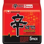 Nongshim Shin Ramyun Korean Style Spicy Noodle Soup Instant Noodles, 21.16 Oz 600 G