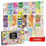 [Expanded] Aesthetic Planner Stickers - Seasonal, Productivity & Decorative Stickers for Women - 24 sheets / 1479 pcs - Ideal for Journals, Calendars, Planners or Kindle