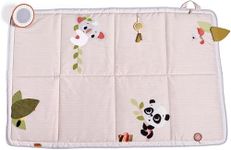 Tiny Love Super Mat, Foldable Baby Play Mat, 0+ Months, Extra Large (150 x 100cm), 6 Activities, Tummy Time Mirror, Wooden Rattle, Crinkly Toy, 12 Milestone Cards, Boho Chic