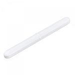 sourcing map Magnetic Stirrer Mixer Stir Bar Rod 100mm(4") x10mm with Ring Shape Coating Magnet White for Laboratory