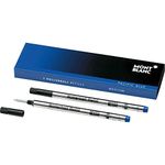 Montblanc Rollerball Refills (M) Royal Blue 105159 – Refill Cartridge with a Medium Nib for Rollerball Pens – 2 x Purple Pen Refills