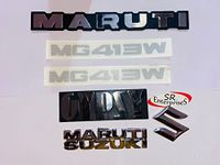 SR EnterpriseS Maruti Gypsy 410 OR 410W (Old) Model Emblem KIT Compatible for Maruti Gypsy | Maruti Gypsy Spare Parts | Maruti Gypsy Accessories