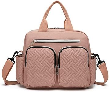 Kono Baby Changing Bag, Multifunction Nappy Bags, Hospital Maternity Tote Handbag, Diaper Messenger with Stroller Straps and Insulated Pockets, for Mum and Dad