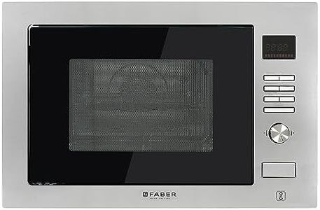 Faber 32L Built-In Microwave Compact Oven || 10 Auto Cook Menus || Grill, Convection, Defrost & Combination Cooking || 1 Yr Warranty || Energy Efficient || FBIMWO 32L CGS with 1 Yr Warranty, Silver