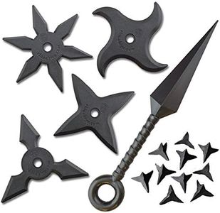 Estrellas ninja de goma (15 unidades, 9 x 9 cm)