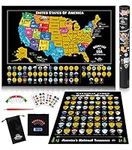 Scratch Off Map of United States + 