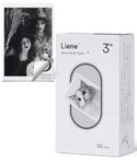 Liene 2x3” Mono Photo Paper Film-Like Black & White Mini Photo Printer Paper 50 Sheets w/Adhesive Back, Waterproof, Smudge Proof, Tear Proof, Instant Photo Paper Only for Liene 2x3”Photo Printer