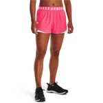 Under Armour Women's Play Up 3.0 Shorts, (683) Pink Shock/White/White, Medium