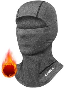 Winter Balaclava SKi Mask for Men Women Warm Face Mask Thermal Face Cover for Cold Weather Motorcycle Snowboard Cycling, Dark Grey, One Size