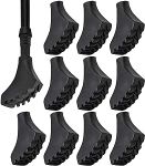 10 PCS Walking Stick Caps,Replacement Rubber for Hiking Stick Walking Trekking Poles