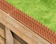 Primrose Fence Spikes - Cat Garden Wall Security Anti Climb Detterent Spike Strips - Brown - Pack of 5