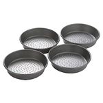 Chicago Metallic 26704 Perforated Deep Dish Pizza Pan Set, Grey