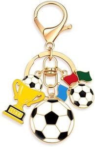 Sereney Soccer Keychain as Soccer Gifts for Girls Boys, Soccers Ball Key Chain as Sports Souvenir Collectible for Backpack, 2026 Games Day Watch Party Tournament Favors Accessories for Women Men Fans