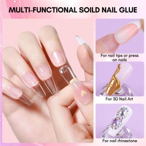 Makartt 3D Nail Glue Gel – Extra Strong Solid Adhesive for Press Ons & Tips, UV/LED Curing