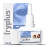 ICF Iryplus® Eye Drops for Dogs & Cats Tear Stain Remover Moisturising Solution for Gunky & Itchy Eyes Relief 50 ml