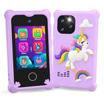 Kids Phone for Girls,Toddler Phone Toys for 3 4 5 6 7 8 Year Old Girls, 2.8" Touchscreen Kids Dual Camera Phone for Girls, Unicorn Christmas Birthday Gifts for 3-11 Year Old Girls