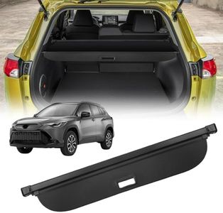 Cargo Cover for Toyota Corolla Cross - Tesmirror Retractable Cargo Cover Compatible with 2025 2024-2022 Toyota Corolla Cross, Tonneau Cover Trunk Cover for Corolla Cross Accessories (Not for Corolla)