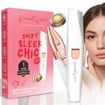 Facial Hair Removal Machine | Eyebrow Trimmer & Epilator | Trimmer For Women Private Part | 2 In 1 Trimmer 400 mAh Battery 1 Year Warranty | Painless Hair Removal Machine | Nose Hairs Remover
