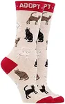 WHD Adopt a Cat Socks (Oatmeal, Large)