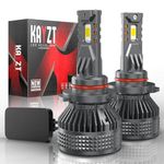 KAYZT Upgrade 9005 HB3 LED Headlight Bulbs, 140W 40000LM 800% Brighter 6000K Cool White Canbus Ready Halogen Replacement Conversion Kit, Pack of 2