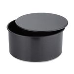 Tower T943021HG36 23cm Loose Base Deep Cake Tin Made in Aluminised Steel with Non-Stick Coating, Black