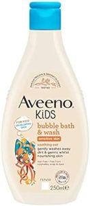 Aveeno Baby KIDS Bubble Bath & Wash 250ml | Enriched with Soothing Oat Extract | Foam Body Wash Developed for Your Little Superhero