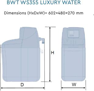 BWT 14L Water Softener – Compact Home Limescale Solution