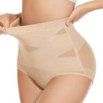 YADIFEN Body Shaper for Women Tummy Control Knickers High Waist Shapewear Slimming Underwear Breathable Butt Lifter Panties Cozy Control Briefs XL Beige