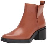 Franco Sarto Women's Dalden Ankle Boot, Cognac, 6