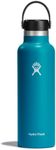 HYDRO FLASK - Water Bottle 621 ml (21 oz) - Vacuum Insulated Stainless Steel Water Bottle with Leak Proof Flex Cap and Powder Coat - BPA-Free - Standard Mouth - Laguna