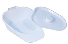 Aidapt Easy to use Slipper Bed Pan with Lid and Integrated Handle Suitable for Both Men and Women