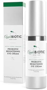 Apple Cider Vinegar Brightening Eye Cream with Vitamin B3, Caffeine, Cucumber Extract to Reduce Puffiness, Eye Bags and Dark Circles, Cream For All Skin Types, (0.5 oz) Packaging May Vary