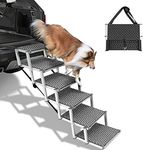 SEEZSSA Dog Car Ramp, Upgraded 6 St
