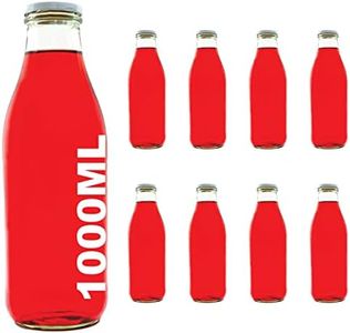 8 botellas vacías de vidrio 1000 botellas de leche ml de slkfactory