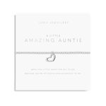 Joma Jewellery A Little Amazing Auntie Bracelet | One Size Stretch Ladies Gift Bracelet