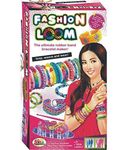 BKDT Marketing Jewellery Boutique - Fun Game - Multicolour Bands - Make Beautiful Necklace, Fashionable Bracelets n Funky Earrings (Fashion Loom DIY Kit) - Birthday Gift for Girls Kids Toys