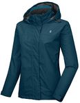 Little Donkey Andy Women's Waterproof Mountain Jacket, Rain Jacket Blue L