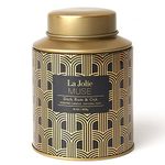 La Jolíe Muse Scented Candles for Mens Gift Set, Dark Rum & Oak Natural Soy Wax Candle, 100 Hours Long Burning, Large Candle Relaxation Gifts for Men, Tin, 13Oz/369g