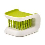 Joseph Joseph 85105 BladeBrush Knife and Cutlery Cleaner Bristle Scrub Kitchen Washing Non-Slip, Green