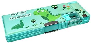 FunBlast Multifunctional Pencil Box For Kids, Dinosaur Pencil Box, Kids Pencil Box For Boys & Girls, Magnetic Pencil Box For Boys, Pop Up Pencil Box - Plastic, Multicolor