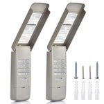 2 Pack Garage Door Opener Keypad Compatible with LiftMaster 877MAX Chamberlain LiftMaster Craftsman Garage Door Openers Since 1993，Wireless Keypad Keyless Entry, Security 2.0 Garage