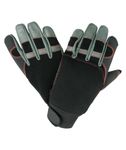 OREGON 295395 4 Way Stretch Leather Chainsaw Protective Glove ( Medium (9)),Black