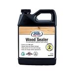 Rain Guard Water Sealers SP-8002 Wood Sealer Concentrate Makes 2 Gallons - Clear Natural Finish - Deep Penetrating Water Repellent Protection for All Wood Surfaces - Water-Based Silane/Siloxane