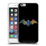 Head Case Designs Officially Licensed Justice League DC Comics Batman Dark Electric Pop Icons Soft Gel Case Compatible With Apple iPhone 6 Plus/iPhone 6s Plus