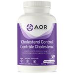 AOR - Cholesterol Control, 60 Caps - Citrus Bergamot Supplement for High Cholesterol Health - Anti Inflammatory, Blood Vessel, Lower Triglycerides and Cardio Heart Health Supplement - Bergamot Extract