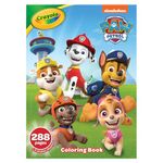 Crayola Paw Patrol Coloring Book with Stickers, Gift for Kids, 288 Pages, Ages 3, 4, 5, 6