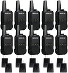 Retevis RT15 Walkie Talkies Long Range,Mini Walkie Talkie,USB Fast Charging,Rechargeable 2 Way Radios for Adults Business Education School Church Healthcare Car (10 Pack)